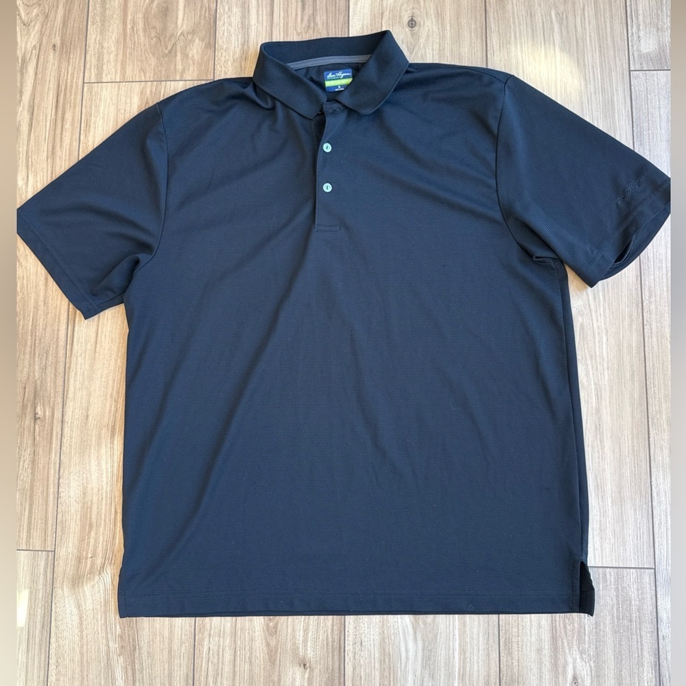 Ben Hogan Performance Polo Shirt Mens XL Black  Golfing  Short Sleeve Stretch